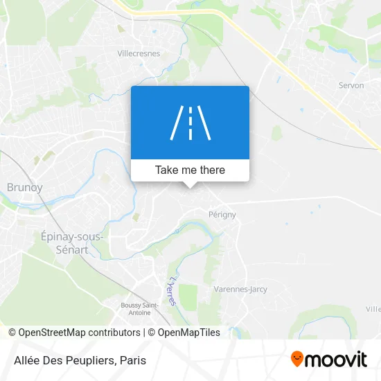Allée Des Peupliers map