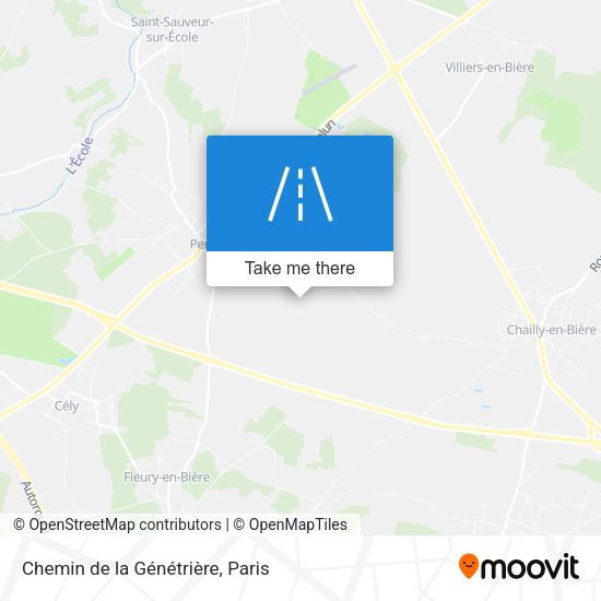 Chemin De La Génétrière map