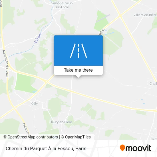 Chemin du Parquet À la Fessou map