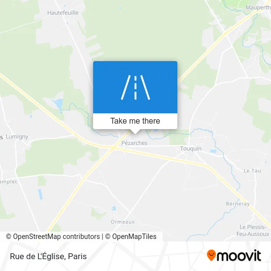 Rue de L'Église map