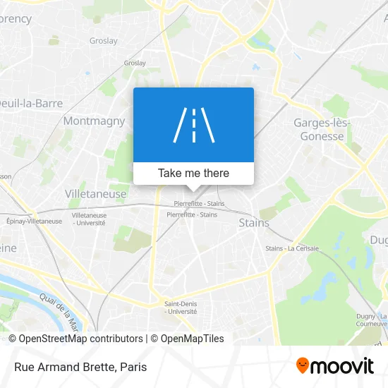 Rue Armand Brette map