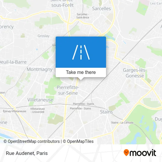 Rue Audenet map