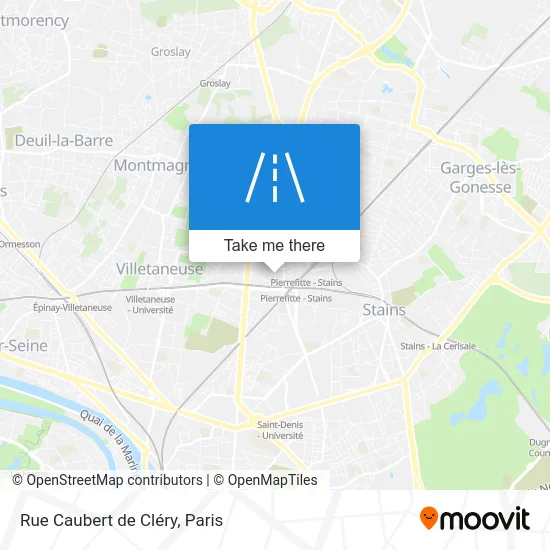 Rue Caubert de Cléry map