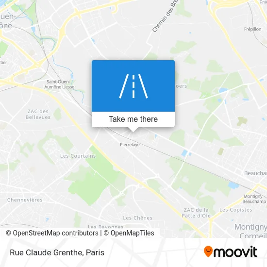 Rue Claude Grenthe map