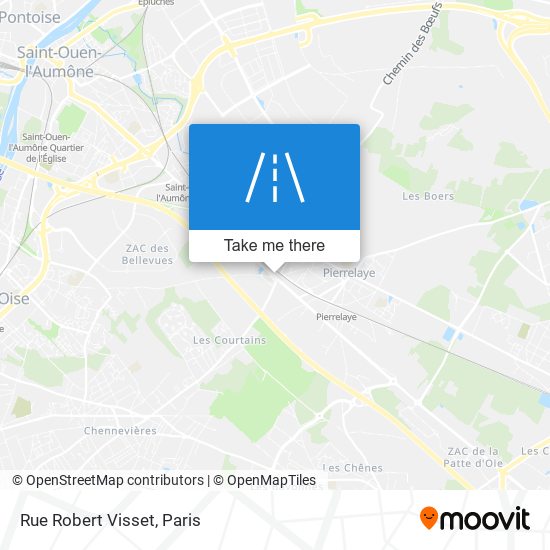 Mapa Rue Robert Visset