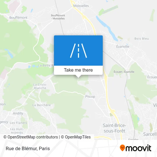 Rue de Blémur map