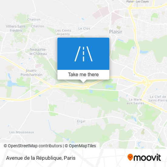 Avenue De La République map