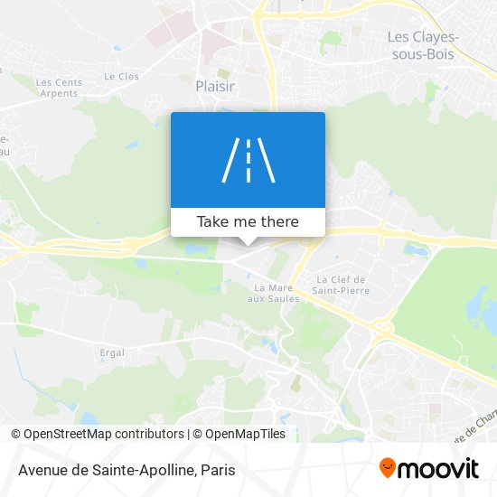 Avenue de Sainte-Apolline map