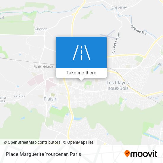 Mapa Place Marguerite Yourcenar