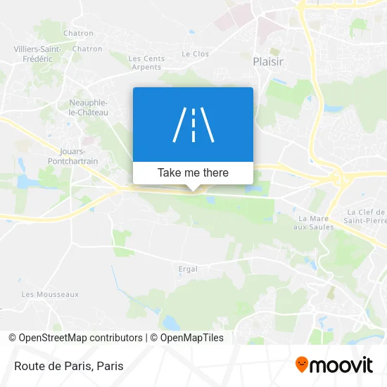 Route de Paris map