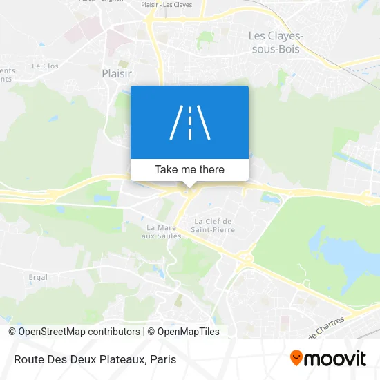 Route Des Deux Plateaux map