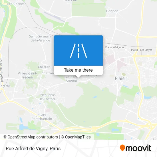Rue Alfred de Vigny map