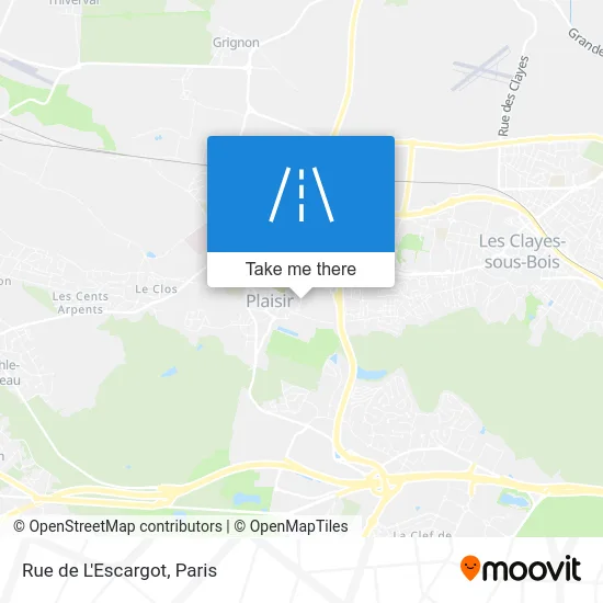 Rue de L'Escargot map
