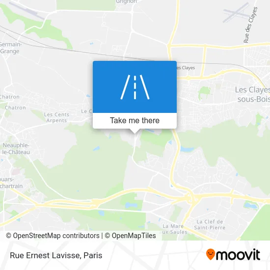 Rue Ernest Lavisse map