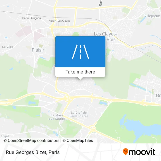 Rue Georges Bizet map