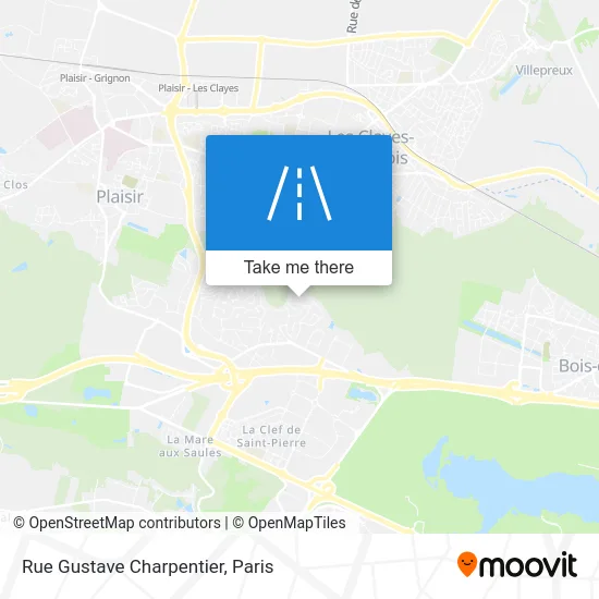 Mapa Rue Gustave Charpentier