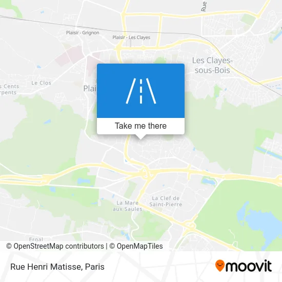 Rue Henri Matisse map