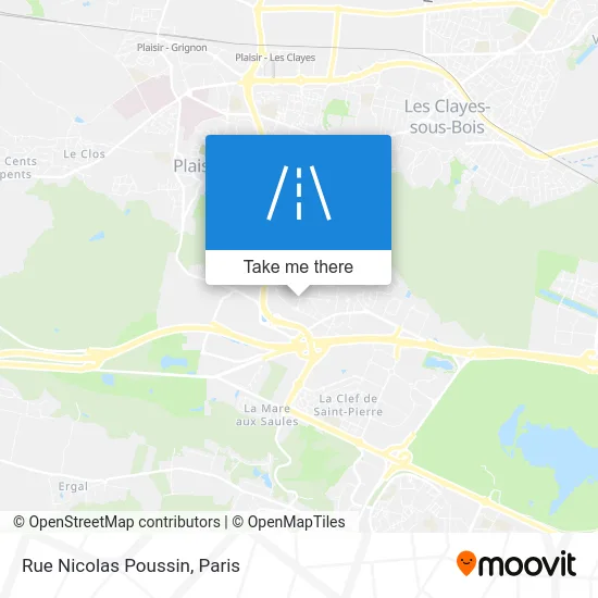 Rue Nicolas Poussin map