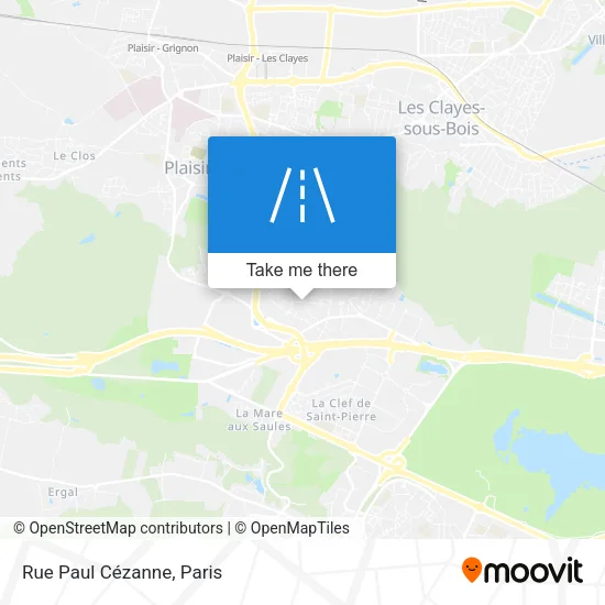 Rue Paul Cézanne map