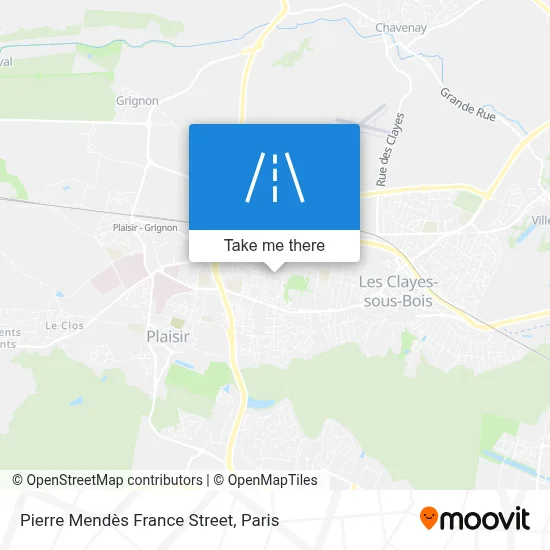 Rue Pierre Mendès France map