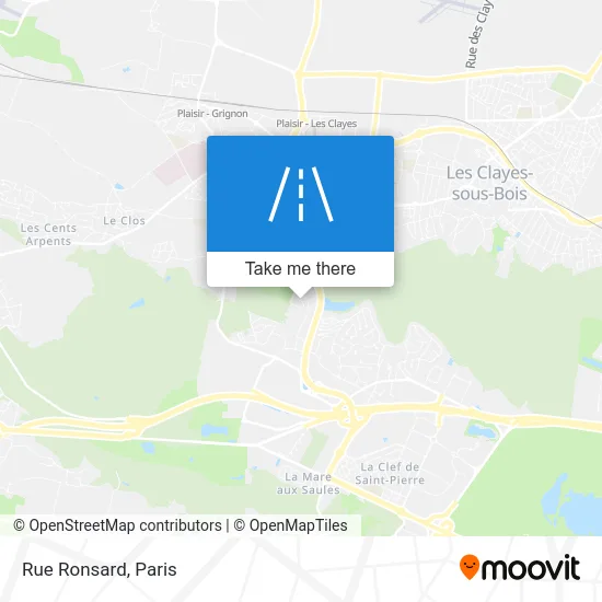 Rue Ronsard map