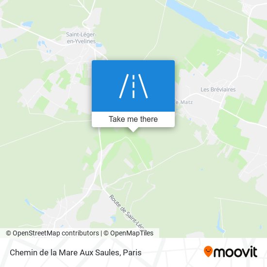 Chemin De La Mare Aux Saules map