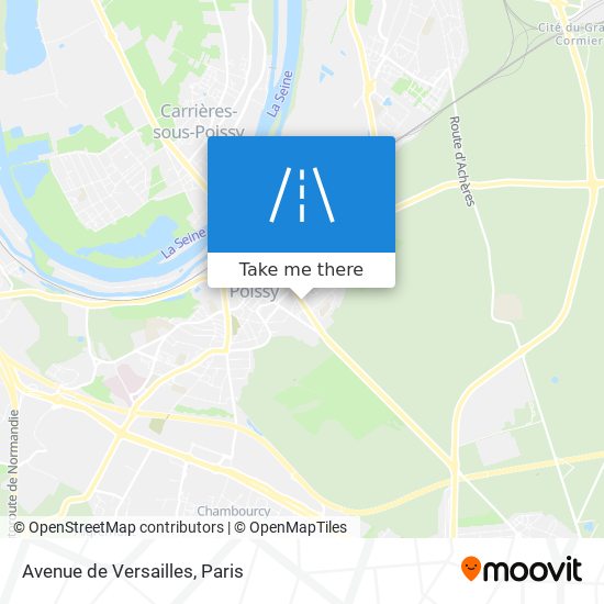 Avenue de Versailles map
