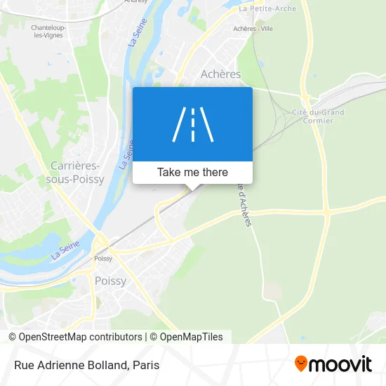 Rue Adrienne Bolland map