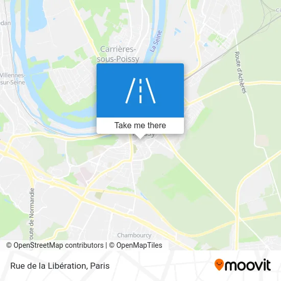 Rue de la Libération map