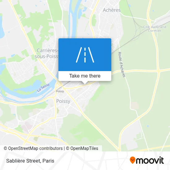 Rue de la Sablière map