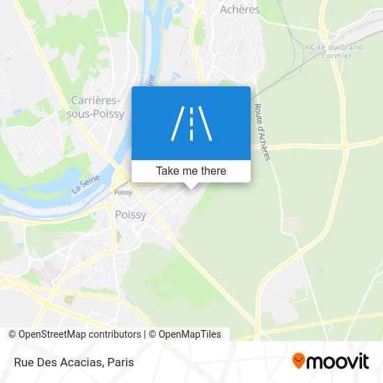 Rue Des Acacias map