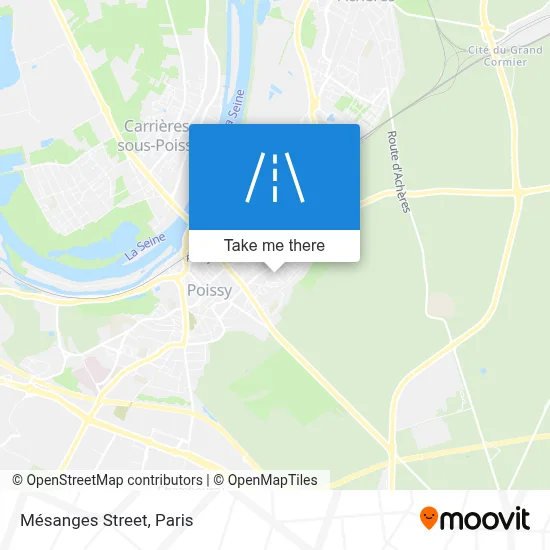 Rue Des Mésanges map