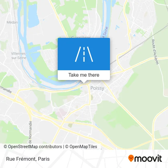 Rue Frémont map