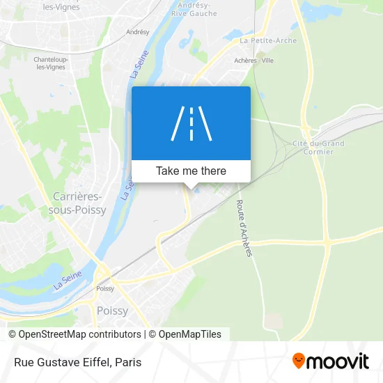 Rue Gustave Eiffel map