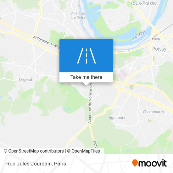 Rue Jules Jourdain map