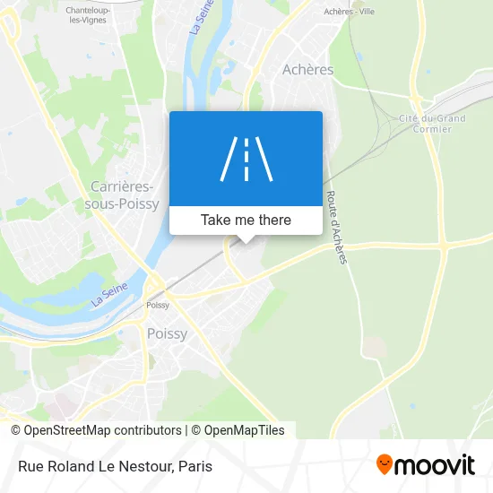 Rue Roland Le Nestour map