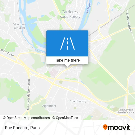 Rue Ronsard map