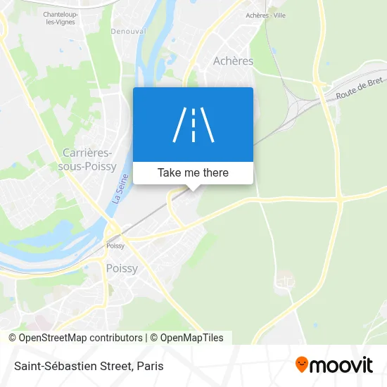 Rue Saint-Sébastien map