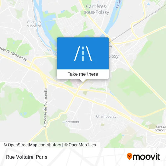 Rue Voltaire map