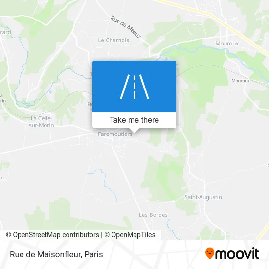 Rue de Maisonfleur map