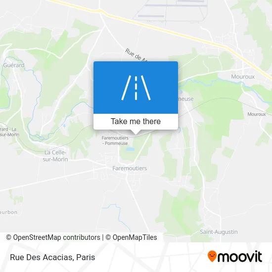 Rue Des Acacias map
