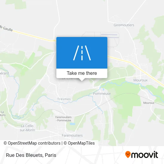 Rue Des Bleuets map