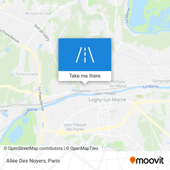 Allée Des Noyers map