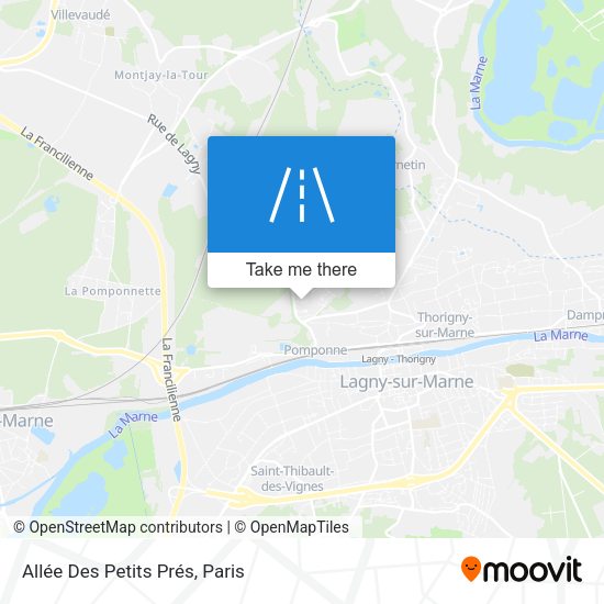 Allée Des Petits Prés map