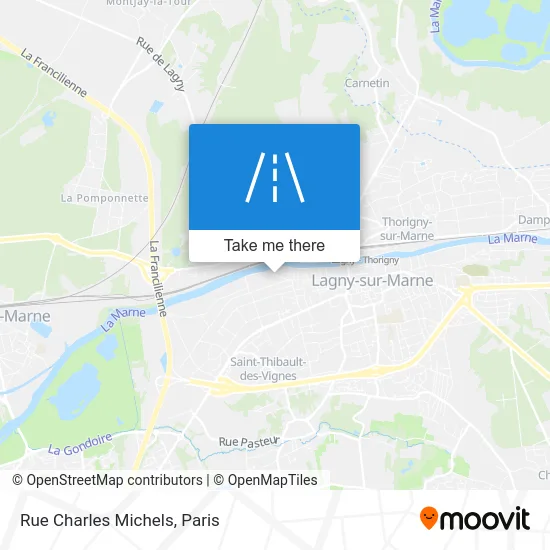 Rue Charles Michels map