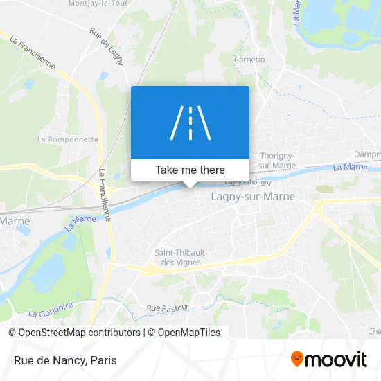 Rue de Nancy map