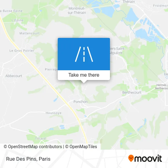 Rue Des Pins map