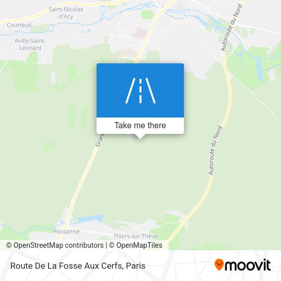 Route De La Fosse Aux Cerfs map
