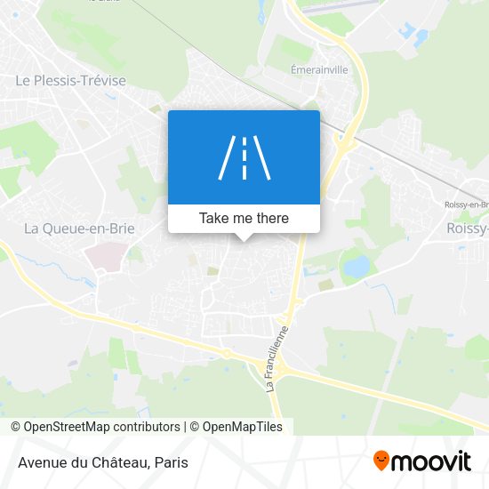 Avenue du Château map