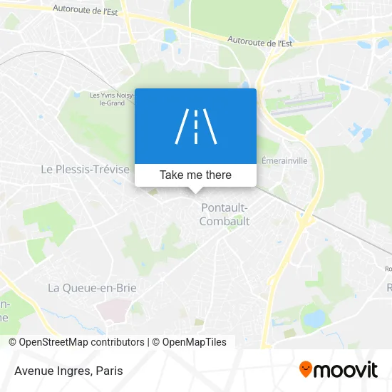 Avenue Ingres map